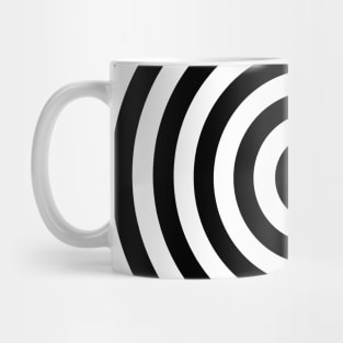 Black Transparent Circles Mug